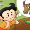 Bé đi cày | Bài thơ Bé đi cày (Phạm Hổ)
