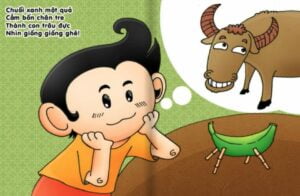 Bé đi cày | Bài thơ Bé đi cày (Phạm Hổ)