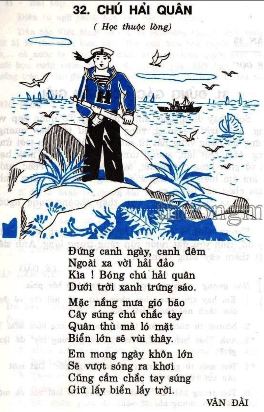 Hình hình ảnh Bài thơ Chú hải quân