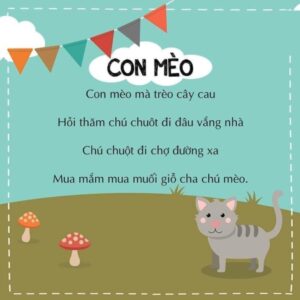 Bài thơ Con mèo mà trèo cây cau