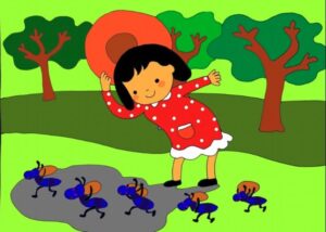 Hình ảnh Bài thơ Đàn kiến