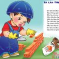 Hình ảnh Bài thơ Em làm thợ xây