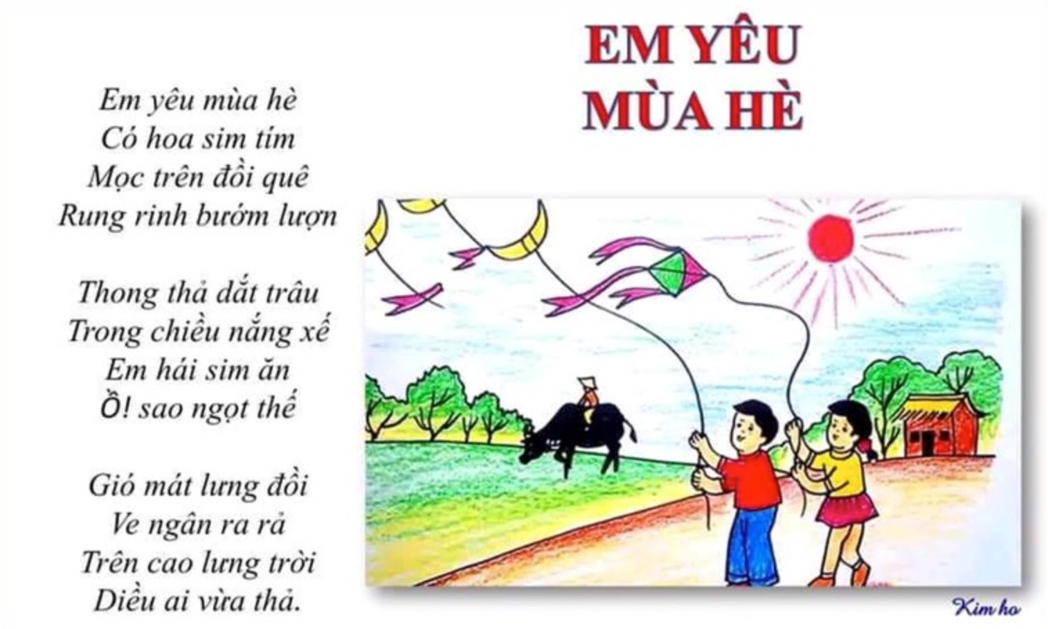 Hè về | Bài thơ Hè về (Nguyễn Lãm Thắng, Giấc mơ buổi sáng 2017)
