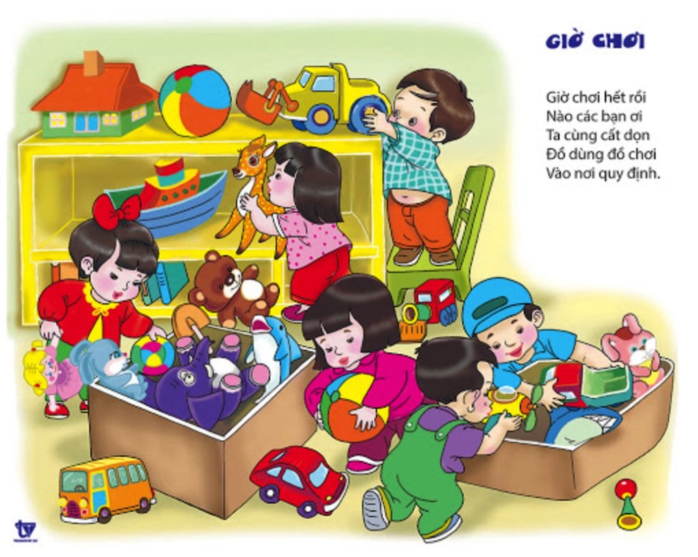 Cất đồ chơi | Bài thơ Cất đồ chơi (Thơ cho bé từ 2 tuổi)