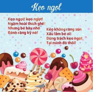 Hình ảnh Bài thơ Kẹo ngọt