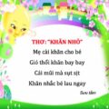 Hình ảnh Bài thơ Khăn nhỏ