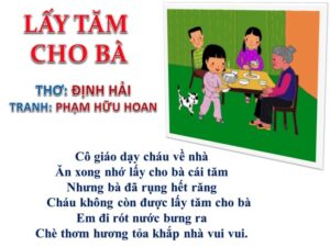 Lấy tăm cho bà | Bài thơ Lấy tăm cho bà (Định Hải)