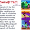 Hình ảnh Bài thơ Ông mặt trời óng ánh
