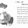 Ông và Cháu | Bài thơ Ông Và Cháu (đọc viết chính tả)