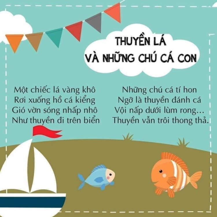 Bài thơ Thuyền lá và những chú cá con cái (Nguyễn Lãm Thắng)