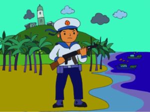 Chú bộ đội hải quân