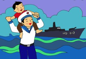 Hình ảnh Bài thơ Em yêu chú bộ đội