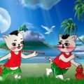 Mèo đi câu cá | Bài thơ Mèo đi câu cá (Thái Hoàng Linh)