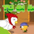 Hình ảnh Truyện Gà Tơ đi học