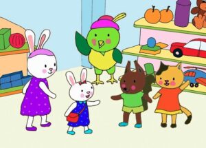 Truyện thỏ trắng đi học