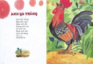 Anh gà trống | Bài thơ Anh Gà Trống, Bài đồng dao Anh gà trống
