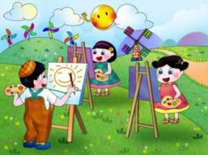 Em vẽ | Bài thơ Em vẽ