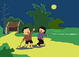 Ông Trăng đêm rằm | Bài thơ Ông trăng đêm rằm