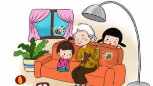 Bà ngoại | Bài thơ Bà ngoại: Bà và cháu