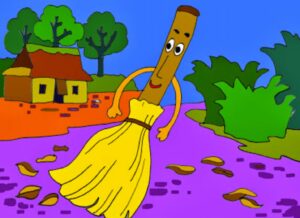 Bác chổi chà | Bài thơ Bác chổi chà (Nguyễn Lãm Thắng)