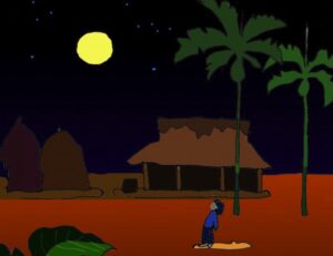 Bé hỏi trăng | Bài thơ Bé hỏi trăng