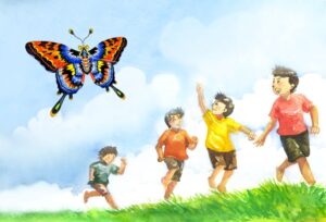 Cánh diều tuổi thơ | Bài thơ Bài thơ Cánh diều tuổi thơ