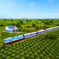 Bài thơ Con rắn thép: Tàu lửa uốn lượn