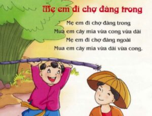 Đồng dao Mẹ em đi chợ đàng trong: Mẹ em đi chợ đàng trong