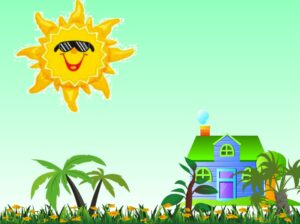 Ông mặt trời của bé | Bài thơ Ông mặt trời của bé