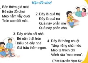 Nặn đồ chơi | Bài thơ Nặn đồ chơi