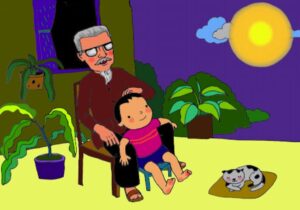 Bé và ông | Bài thơ Bé và ông