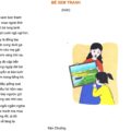 Bé xem tranh | Bài thơ Bé xem tranh: Bé xem bức tranh