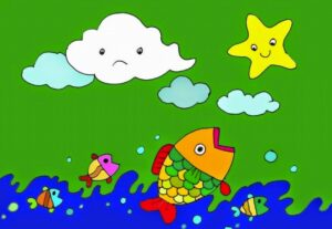 Bài thơ Đám mây ngủ quên: Đám mây xốp trắng như bông