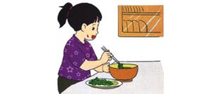 Nấu bữa cơm đầu tiên | Bài thơ Nấu bữa cơm đầu tiên