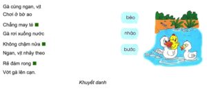 Bài thơ Tình bạn (Bài thơ Gà, ngan, vịt)