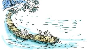 Bài thơ Bè xuôi sông La: Bè ta xuôi sông La