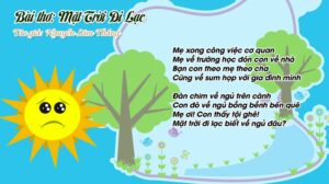Mặt trời đi lạc | Bài thơ Mặt trời đi lạc